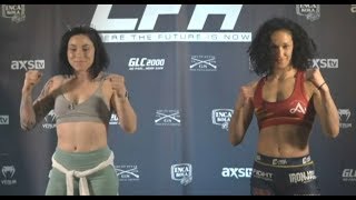 Linsey Williams vs. Mallory Martin - Weigh-in Face-Off - (LFA 38: Hughes vs. Greene) - /r/WMMA