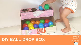 DIY Ball Drop Box for babies