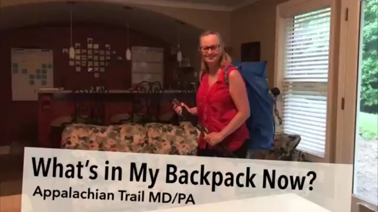 What's In My Backpack Now? Appalachian Trail Gear - YouTube