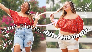 styling the SAME EXACT clothes into OUR OWN outfits (w/ Sierra Schultzzie!)