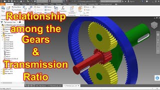 Planetary (involute) gear system | Autodesk Inventor