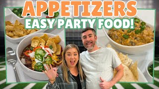 3 MUST TRY EASY APPETIZERS FOR YOUR NEXT PARTY | GAME DAY PARTY FOOD TO FEED A CROWD