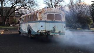 1948 REO bus located in Hobart Tasmania