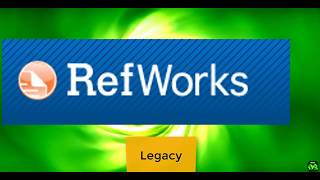 Testing RefWorks for Accessibility part 1 legacy version