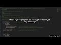 Encrypt or Decrypt messages using python |  Python  | coding  |  project-01