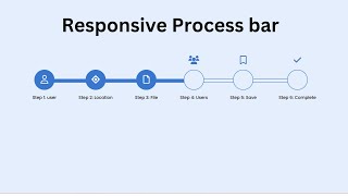 Fully responsive multi step progress bar using HTML | CSS | JavaScript