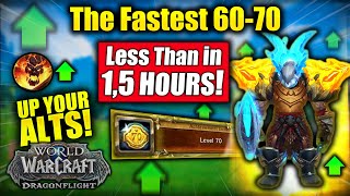 Fast Leveling 60-70 and 1-70 in 1 hour ! Do it BEFORE it NERFED! WoW Dragonflight Guide