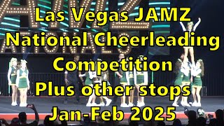 Headed to Las Vegas Nevada for my Granddaughters JAMZ National Cheerleading Competition January 2025