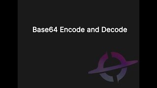 Base64Encoding/Decoding using He3 app