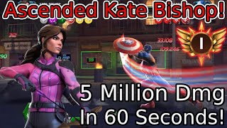 Rank 5 Ascended Kate Bishop Gameplay! \u0026 Max Boosted Damage Output! | Marvel Contest Of Champions