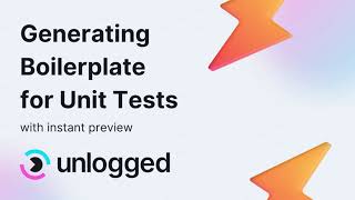 Generating Boilerplate for Unit Tests