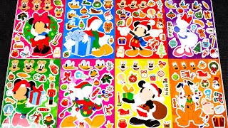 MICKEY MOUSE CHRISTMAS STICKER BOOK MAKEOVER 💖| HOLIDAY FUN WITH MICKEY MOUSE \u0026 DONALD DUCK!