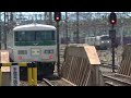 2022 04 30 【貨物線ツアー】 185系 b6編成 新座駅 jr east 185 series b6 set at niiza