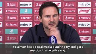 Lampard accuses journalist of "confirmation bias"