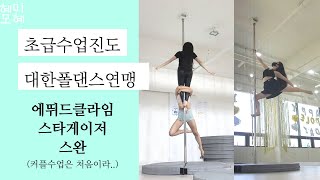 ll폴댄스ll 조금 색다른 폴댄스 듀엣\u0026폴초급