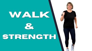 Low-Impact Walking \u0026 Strength Intervals Workout for 50+ (All Standing!)