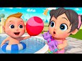 Let's Go Swimming - Family At The Swimming Pool | Super Sumo Nursery Rhymes & Kids Songs