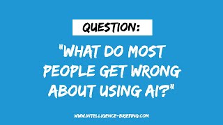 What Do Most People Get Wrong About Using AI? (Guest: Eric Fraser)