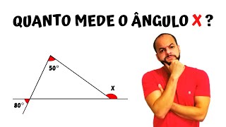 QUANTO MEDE O ÂNGULO X? 🤪