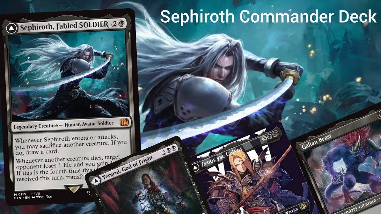 Sephiroth Commander Deck Tech Edh Mtg Commander Youtube