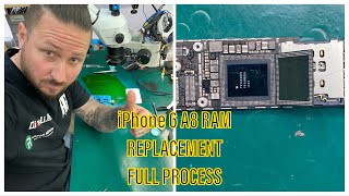 MASTERWORK - iPHONE 6 RAM REPLACEMENT - HOW TO REPLACE THE A8 RAM - TUTORIAL