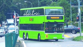 [SMRT] SG7000S, First Electric Double Decker Bus Training - Yutong ZK6125BEVGS E12DD at Bulim Ave