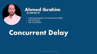 Delay analysis Concurrent Delay