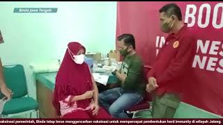 PERCEPAT HERD IMMUNITY BINDA JATENG DAN DINKES GELAR VAKSINASI DI DEMAK, PEMALANG, DAN GROBOGAN