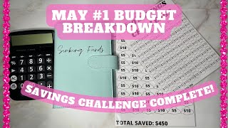 BUDGET WITH ME | MAY #1 PAYCHECK | CHALLENGE COMPLETED! | CANADIAN CURRENCY