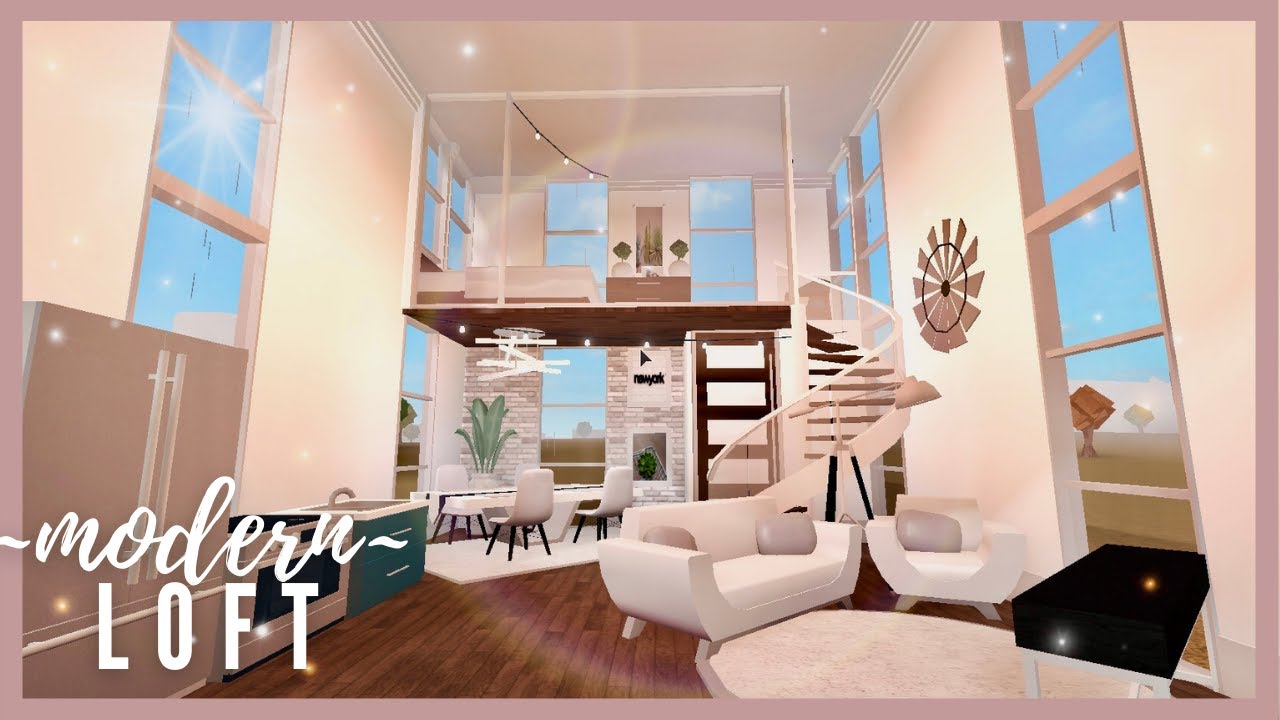 Modern Loft Apartment Bloxburg Speedbuild Welcome To Bloxburg