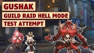 King's Raid - Guild Raid Gushak Hell Mode Showcase + Brief Guide