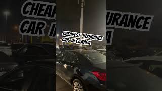 Cheapest Insurance car in Canada #viral cars #uber #bestforstudents #toronto #viralvideo