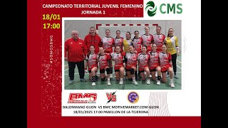 🔴BALONMANO GIJON  🆚  BMC MOTIVEMARKET.COM   🏆 CAMPEONATO TERRITORIAL JUVENIL FEMENINO – JORNADA 1