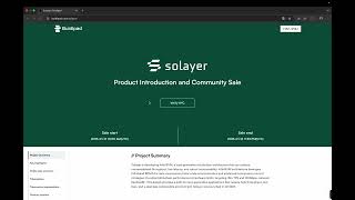 CRYPTUS Про проект solayer слив из вип канала