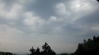 動画20180530「朝の雷雨」＠岩手県久慈市06:50〜07:19頃