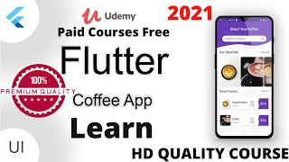 Coffee Shop & Food Menu - Flutter UI - Speed Code - Part I - LEC #01