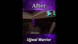 @Ujjwal turned into Ujjwal Warrior🔥🤯 || Herobrine Smp|| [Before & After] #technogamerz #ujjwal