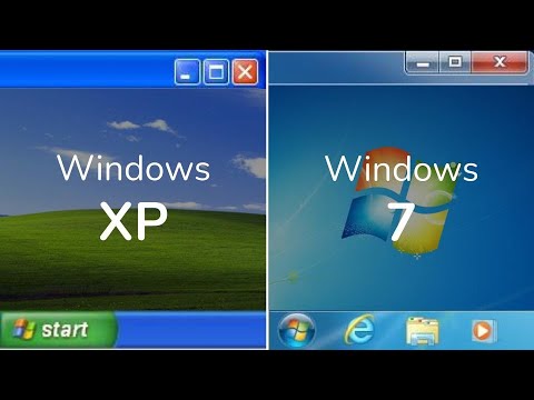 Comparing Windows Xp And Windows 7 Youtube