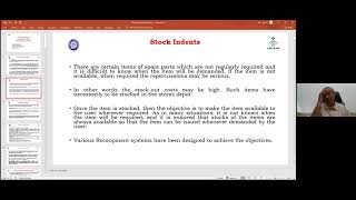 Stores Accounts Short Notes by P V Raghava Rao, Faculty/IRIFM on 30-11-2021