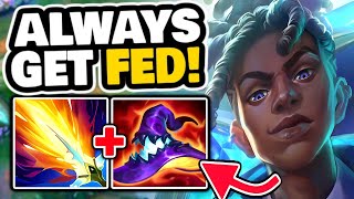 Step by step guide to GET FED EVERY GAME on EKKO Jungle!! in SEASON 15!