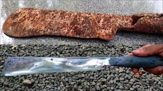 35 Year old വാക്കത്തി  Unbelievable Restoration ||| Rusty Big Kitchen Knife Restored to New