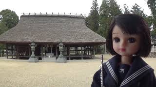 30秒の心象風景18660・兵主神社拝殿～リカちゃんの旅～