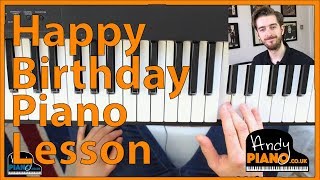 How to play Happy Birthday - Piano Lesson