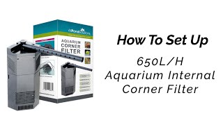 All Pond Solutions 650L/H Aquarium Internal Corner Filter 650-CIF Set Up Guide