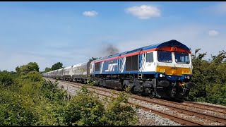 NWT liveried shed 66747 at Milton Keynes 27th May 2020