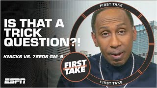 Stephen A. Smith POINTS THE BLAME in Knicks’ OT loss to the 76ers 🍿 | First Take