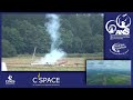 c space 2022 premier lancement de la fusée expérimentale plume