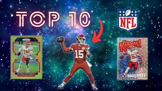 The 10 Most EXPENSIVE Patrick Mahomes Cards 🏈 🐸 #top10 #patrickmahomes #kcchiefs #superbowllix