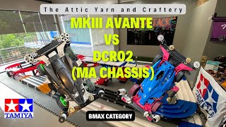 Tamiya Mini 4WD - DCR02 vs MK lll Avante (MA Chassis Battle)