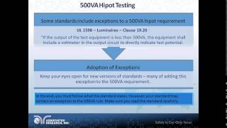 Hipot Testing 102